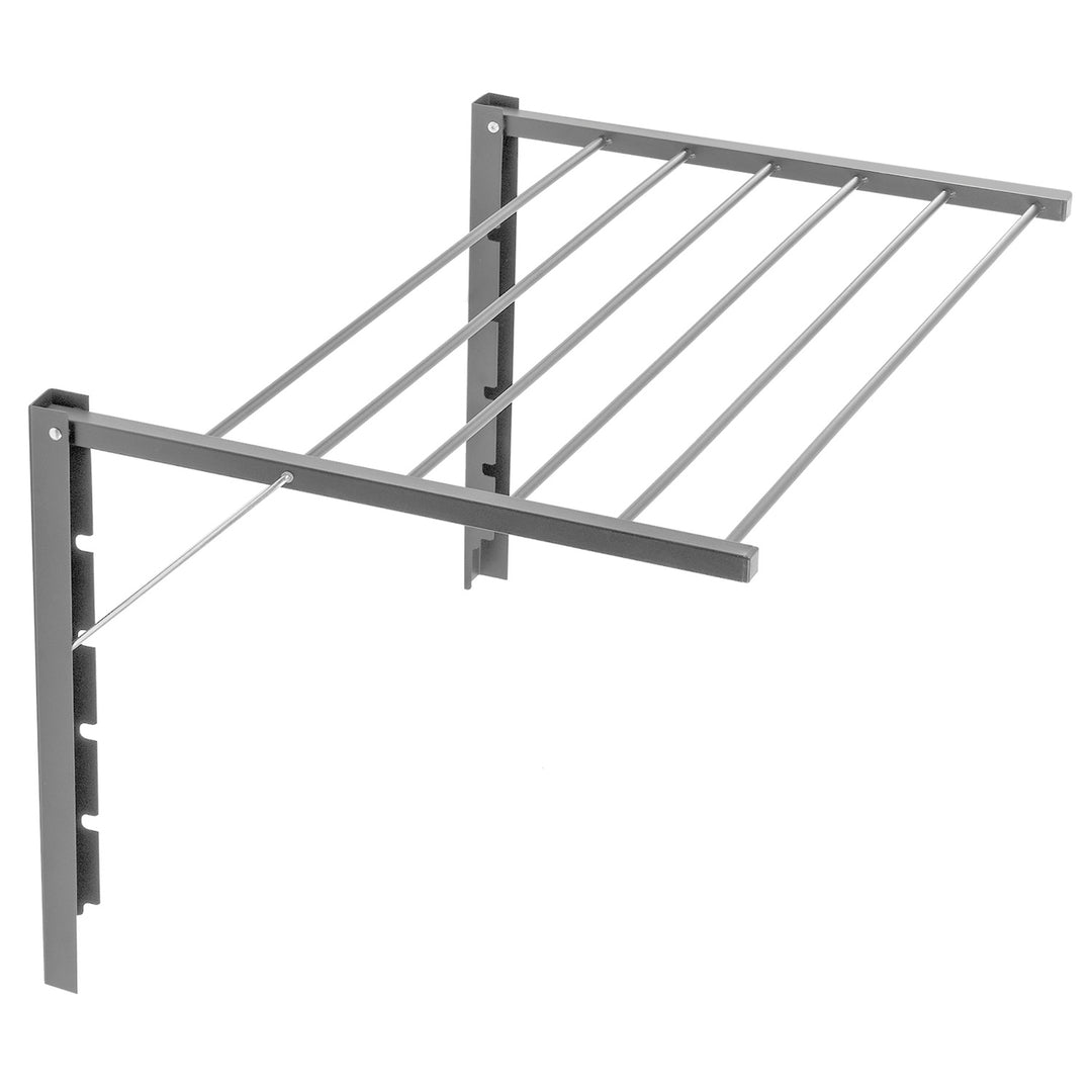 Falra szerelhető összecsukható fürdőszobai szárító. Majka 60 cm ezüst