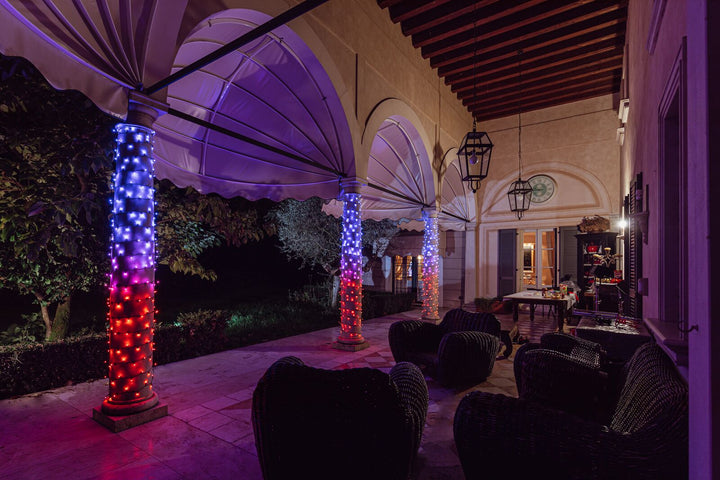 Karácsonyfa fények intelligens Twinkly Strings 600LED RGB 48m