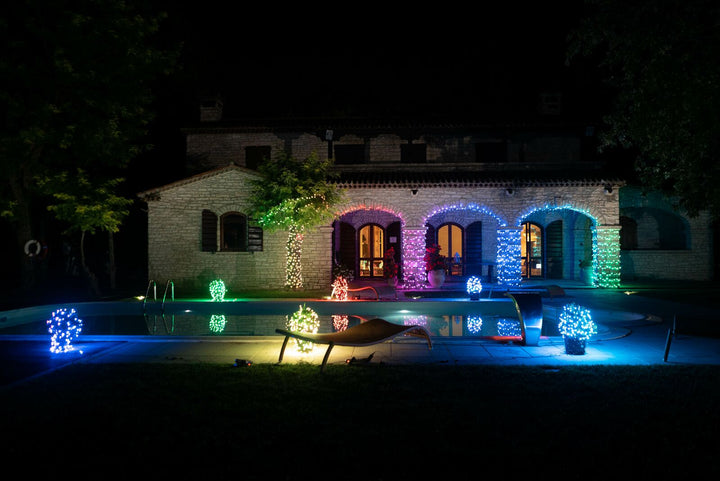 Karácsonyfa fények intelligens Twinkly Strings 600LED RGB 48m