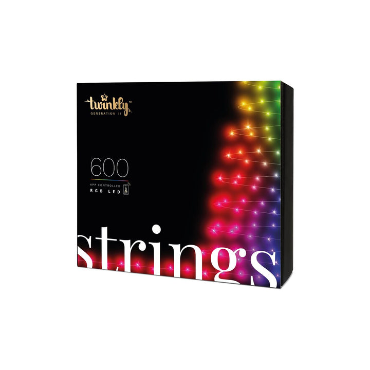 Karácsonyfa fények intelligens Twinkly Strings 600LED RGB 48m