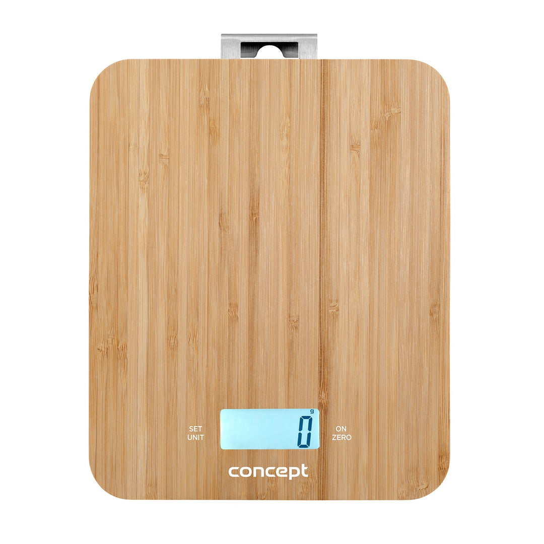 Digitális konyhai mérleg 15 kg-os koncepció bambusz vk5714 LCD
