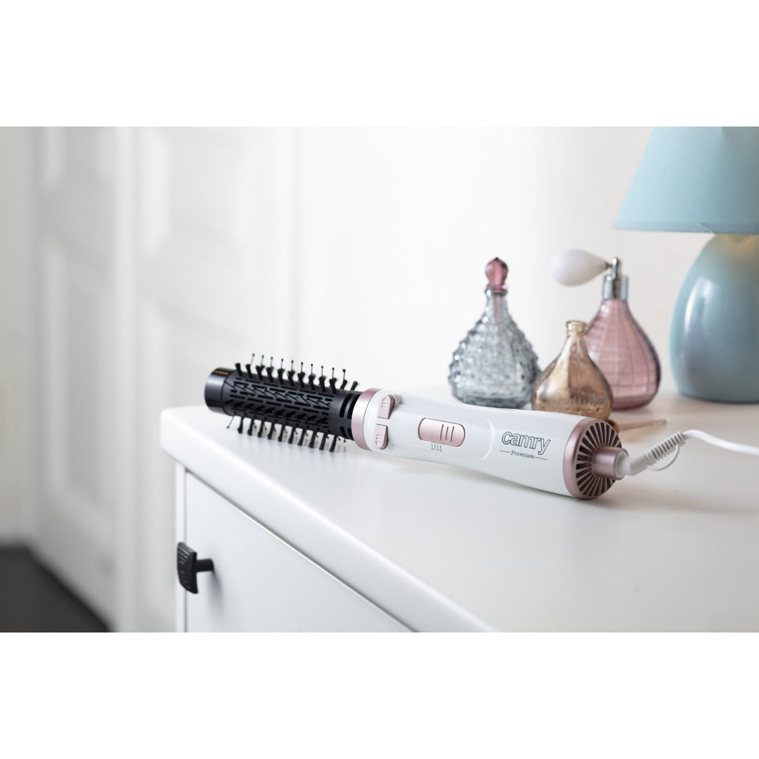 Camry CR 2021 forgó hajsütővas és hajszárító cserélhető nylon sörtés kefékkel