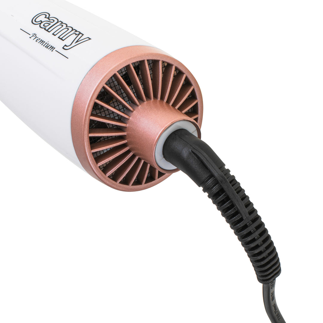 Camry CR 2021 forgó hajsütővas és hajszárító cserélhető nylon sörtés kefékkel