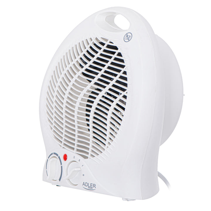 Adler fűtőventilátor, termosztát, ventilátor funkció, 2000W, fehér, AD 7728