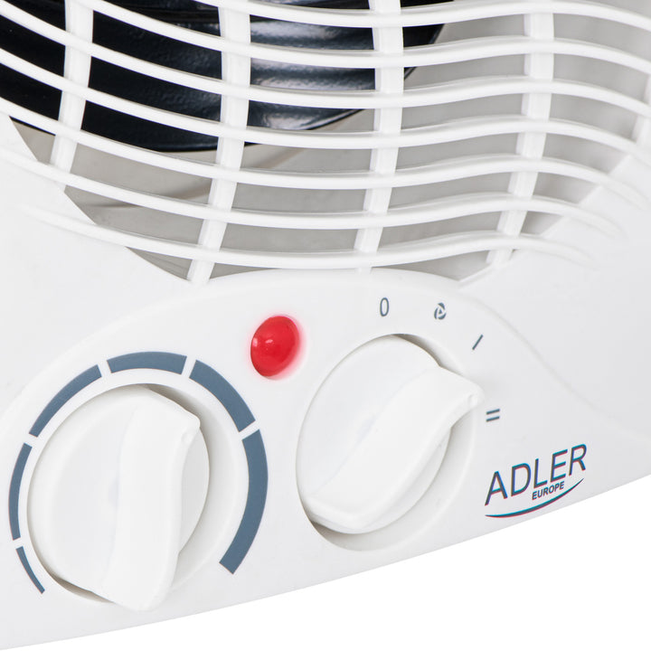 Adler fűtőventilátor, termosztát, ventilátor funkció, 2000W, fehér, AD 7728