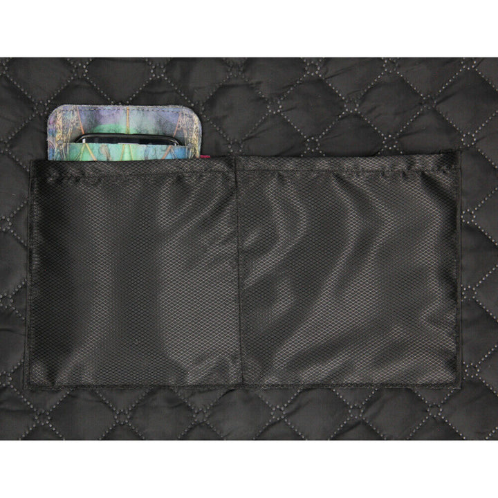 Vászon válltáska, cipzáras záródás, méretek 36x40 cm, Nero nyomtatott mintázat