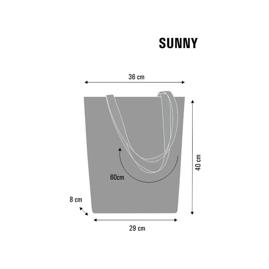 Vászon válltáska, cipzárral zárható, méretei 36x40 cm, Kleks nyomtatott mintával