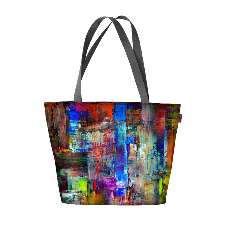 Bertoni válltáska, cipzárral, időjárásálló, tartós nyomtatás, Paint mintával