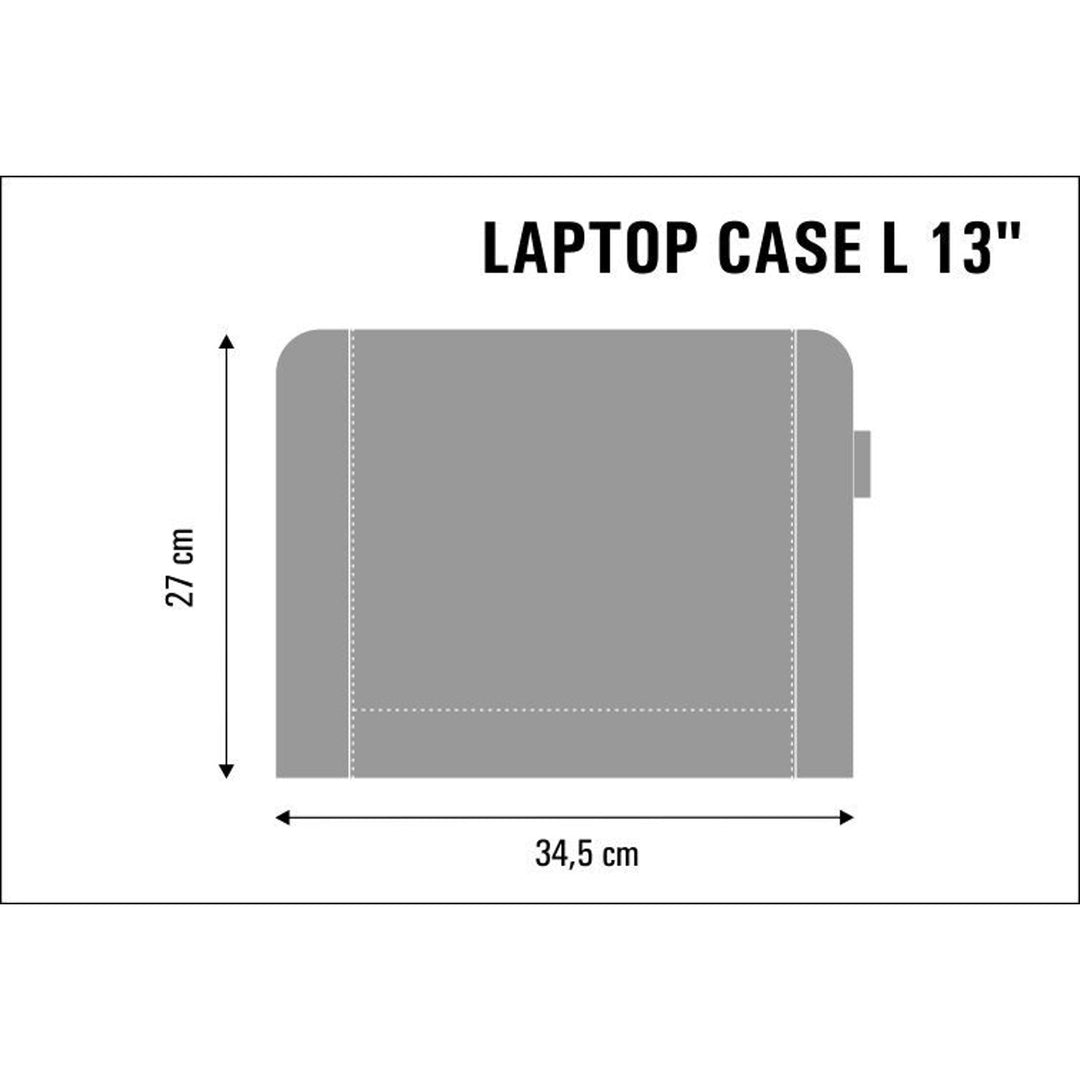 13 hüvelykes laptop tok, környezetbarát filcből, „Cube” mintás nyomtatással