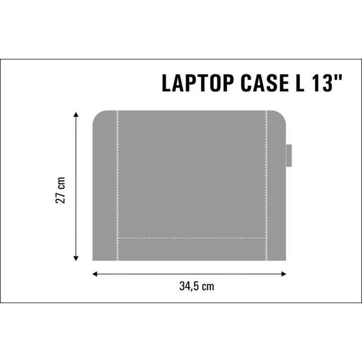 13 hüvelykes laptop tok, környezetbarát filcből, „Mallorca” mintás nyomattal