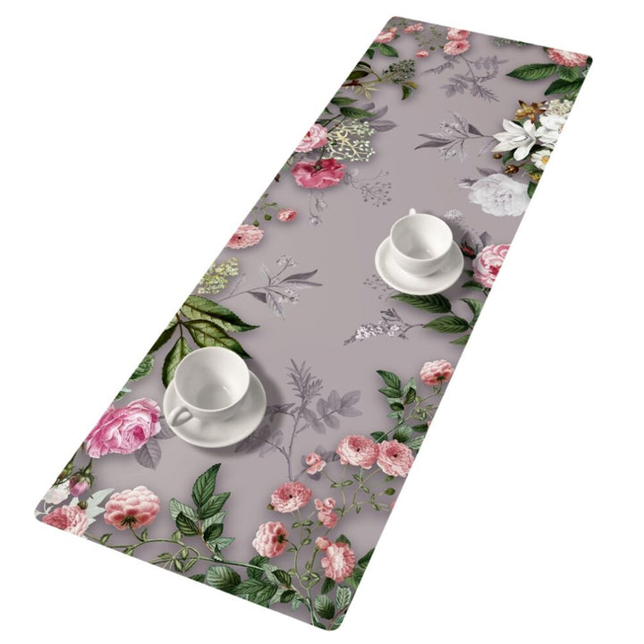 Bertoni asztalterítő, környezetbarát filc, méretek: 95x33 cm, Melanie Grey nyomtatott mintázat