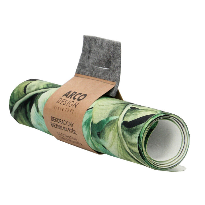 Bertoni asztalterítő, környezetbarát filc, méretek 95x33 cm, Galapagos Night nyomtatott mintázat