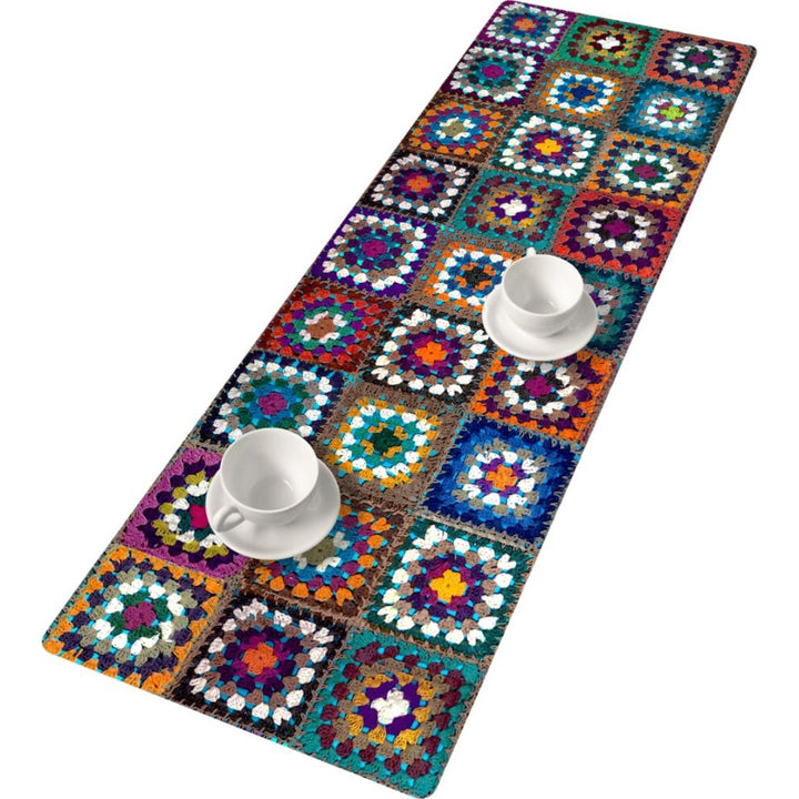 Bertoni asztalterítő, környezetbarát filc, méretek 95x33 cm, Frania nyomtatott mintázat