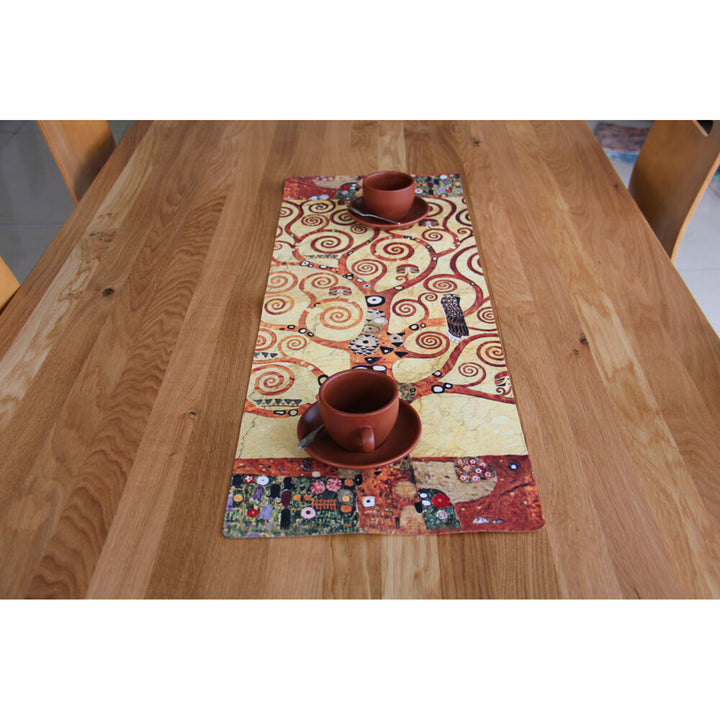 Bertoni asztalterítő, környezetbarát filc, méretek 95x33 cm, ArtDeco nyomtatott mintázat