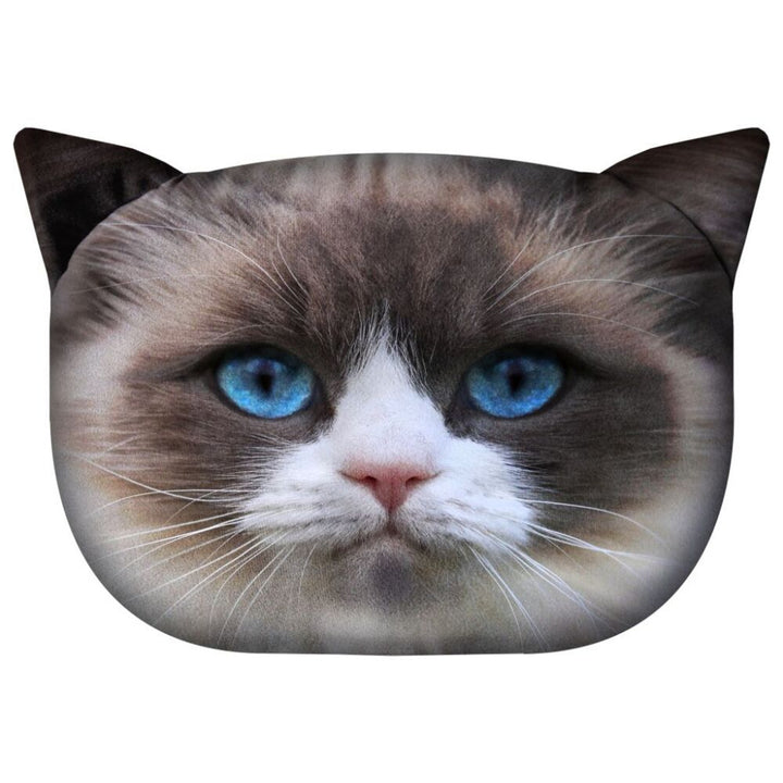 Bertoni díszpárna Daisy Cat 30x45 cm, velúr, macskamintás, antiallergén betéttel