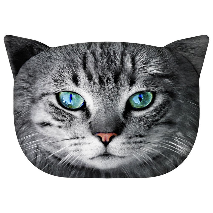 Bertoni díszpárna Cat Fritz 30x45 cm, bársony, macskamintás, antiallergén betéttel