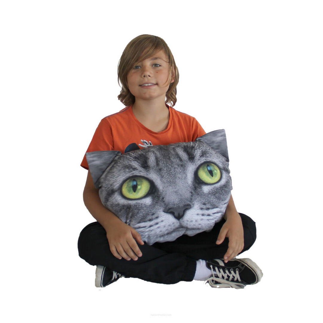 Bertoni díszpárna Cat Lolek 30x45 cm, bársony, macska mintás, antiallergén betéttel