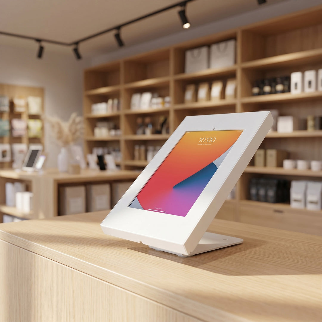 Maclean reklám táblagéptartó, fali/irodai tartó zárral, 9,7"-11", iPad/iPad Air/iPad Pro, Samsung Galaxy Tab A/Tab A7/Tab S6 Lite, MC-475W