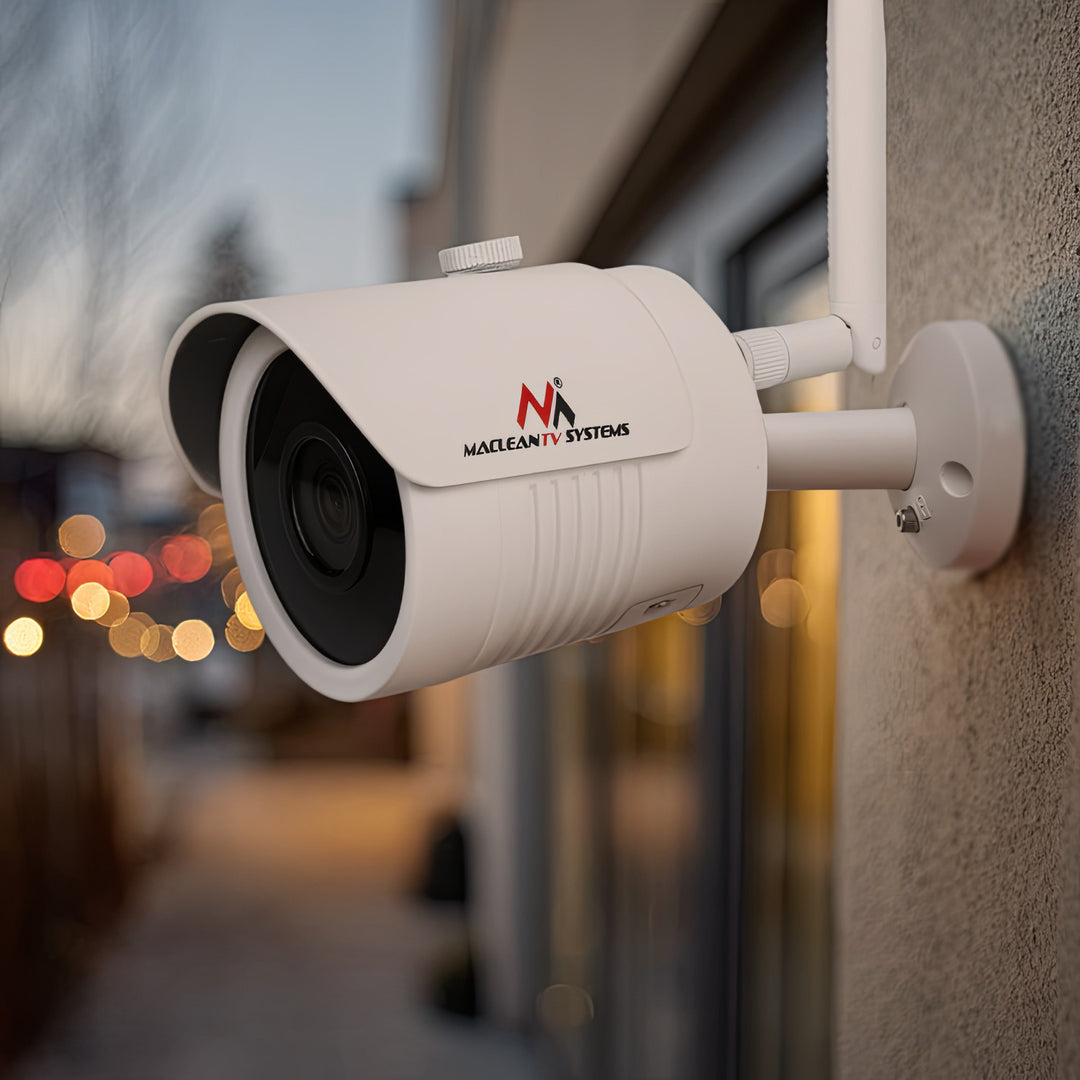 Maclean IP kamera IPC WiFi 5MPx kültéri, szarv, CMOS 1/2.5", H.264/H.264+/H.265/H.265+/JPEG/AVI, Onvif, MCTV-516