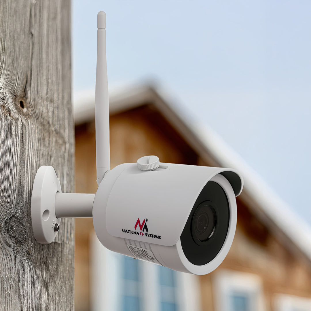 Maclean IP kamera IPC WiFi 5MPx kültéri, szarv, CMOS 1/2.5", H.264/H.264+/H.265/H.265+/JPEG/AVI, Onvif, MCTV-516