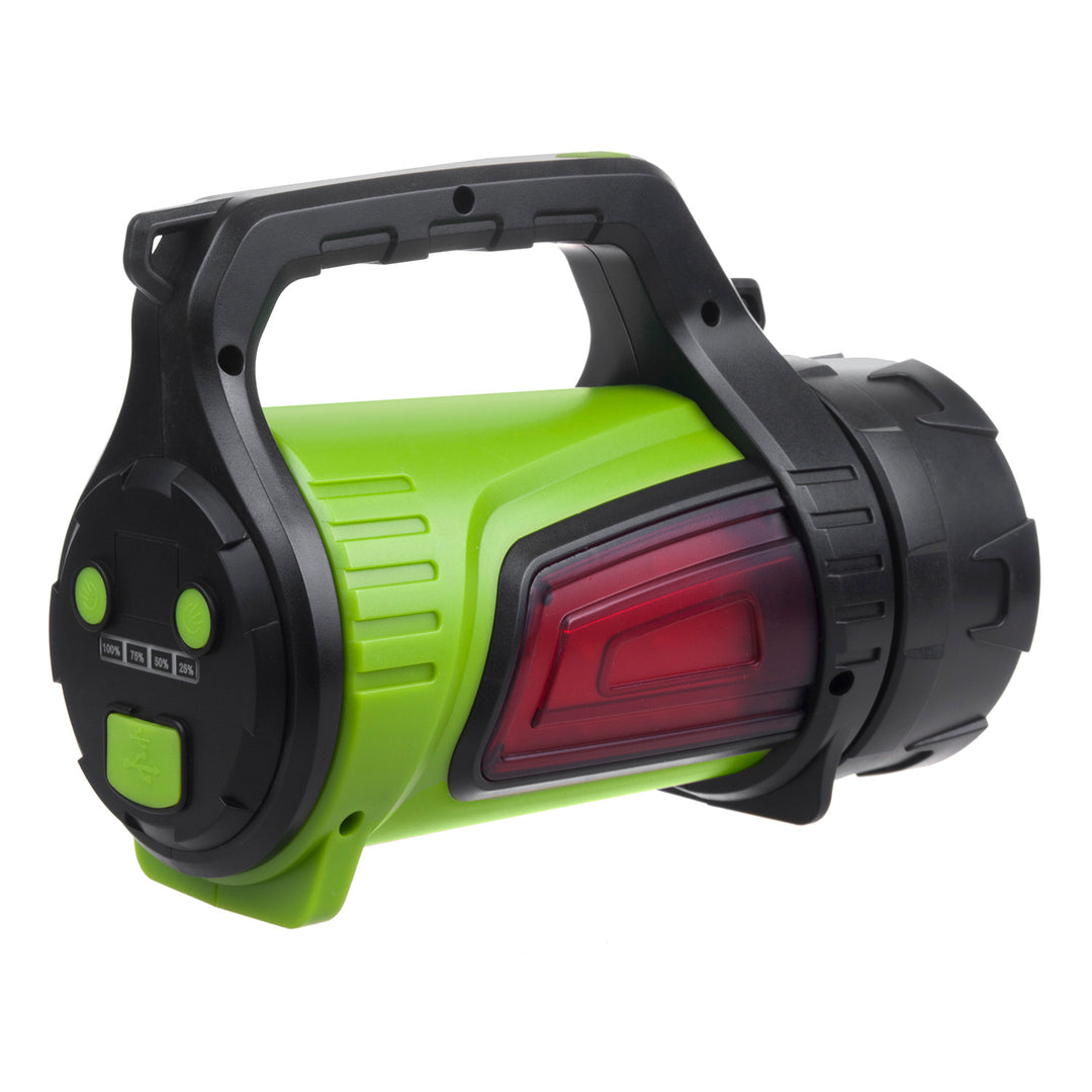 LED-es zseblámpa 3in1 Maclean, powerbank funkció, 3 fénymód, 5W XM-L-T6, hideg fehér 6500K, 3.7V 3x18650, 4500mAh, MCE345