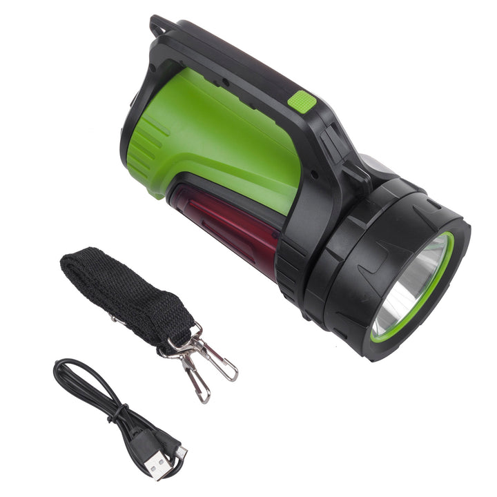 LED-es zseblámpa 3in1 Maclean, powerbank funkció, 3 fénymód, 5W XM-L-T6, hideg fehér 6500K, 3.7V 3x18650, 4500mAh, MCE345