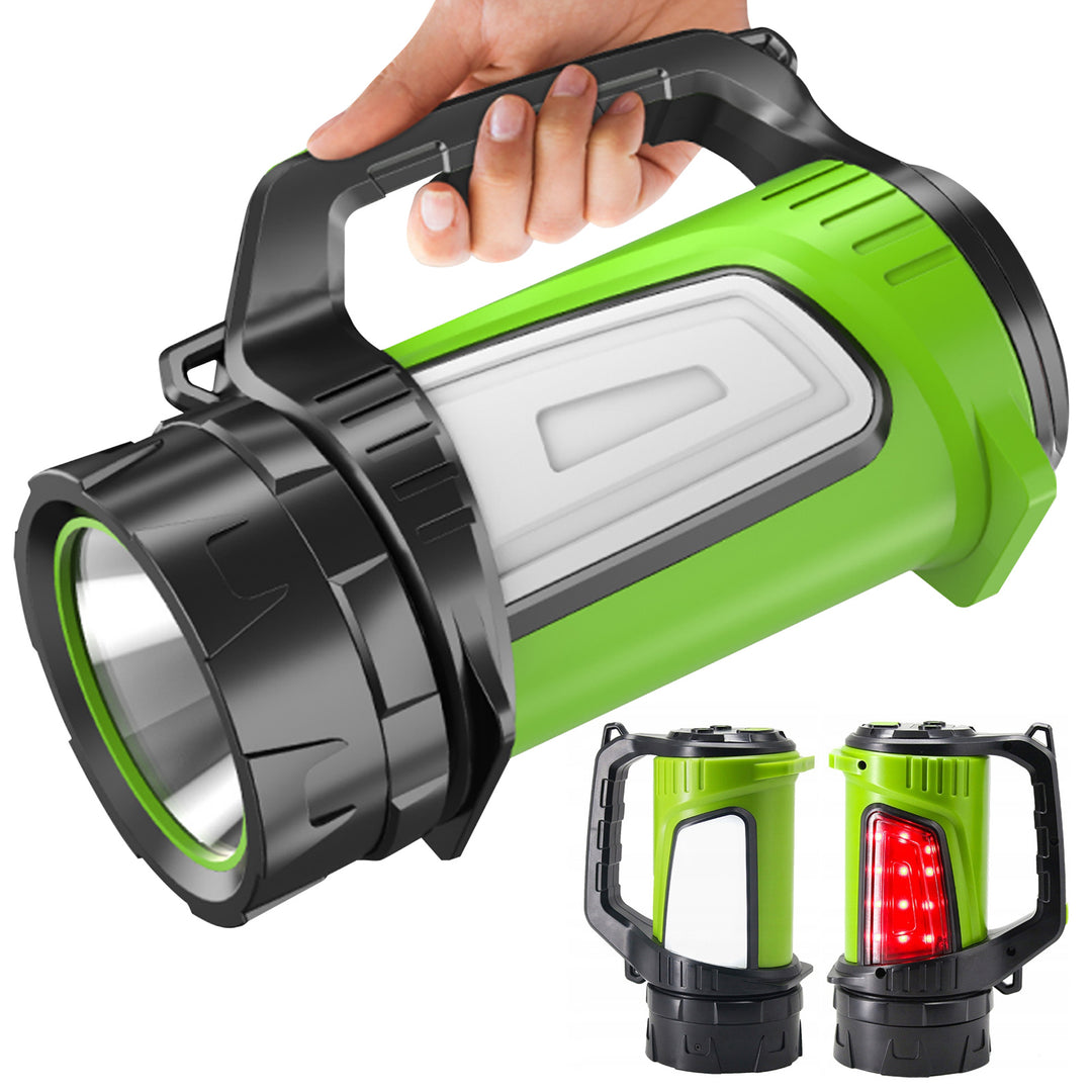 LED-es zseblámpa 3in1 Maclean, powerbank funkció, 3 fénymód, 5W XM-L-T6, hideg fehér 6500K, 3.7V 3x18650, 4500mAh, MCE345