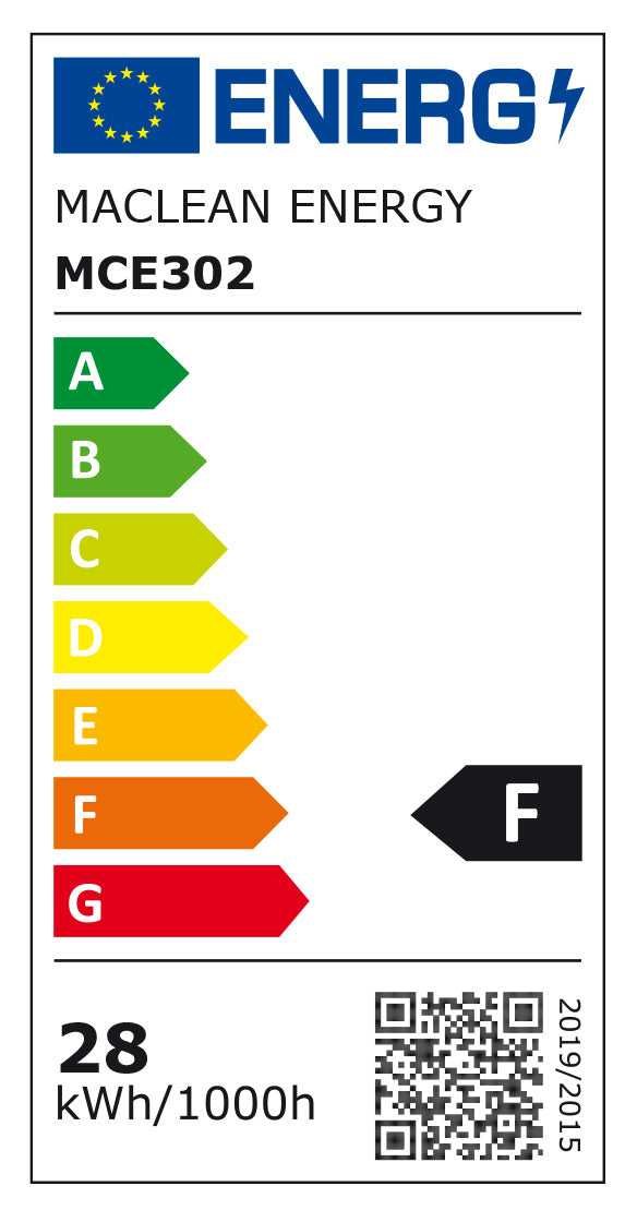 Maclean LED izzó, E27, 28W, 220-240V AC, hideg fehér, 6500K, 2940lm, MCE302 CW
