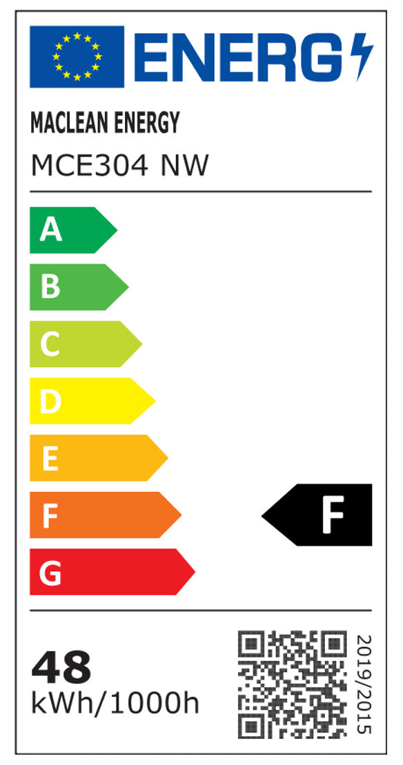 Maclean LED izzó, E27, 48W, 220-240V AC, semleges fehér, 4000K, 5040lm, MCE304 NW