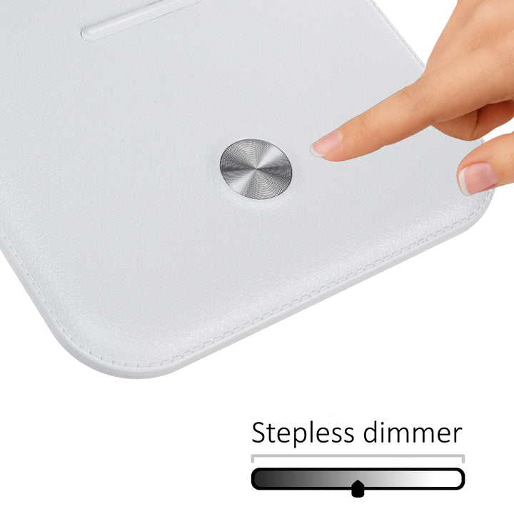 Maclean LED asztali lámpa, max. 9W, 220-240V AC, színváltós, dimmelhető, akkumulátoros töltő, 450lm, MCE616 W