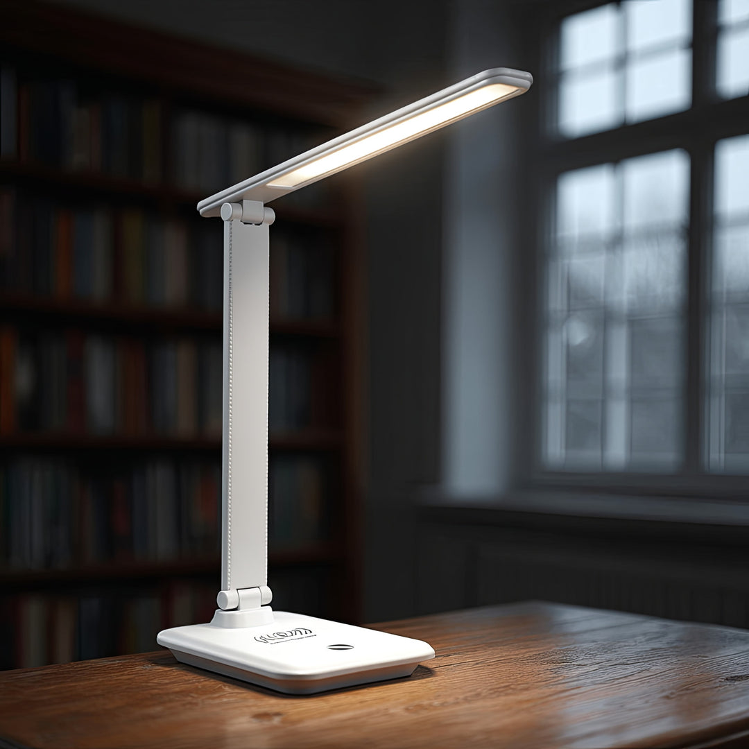Maclean LED asztali lámpa, max. 9W, 220-240V AC, színváltós, dimmelhető, akkumulátoros töltő, 450lm, MCE616 W