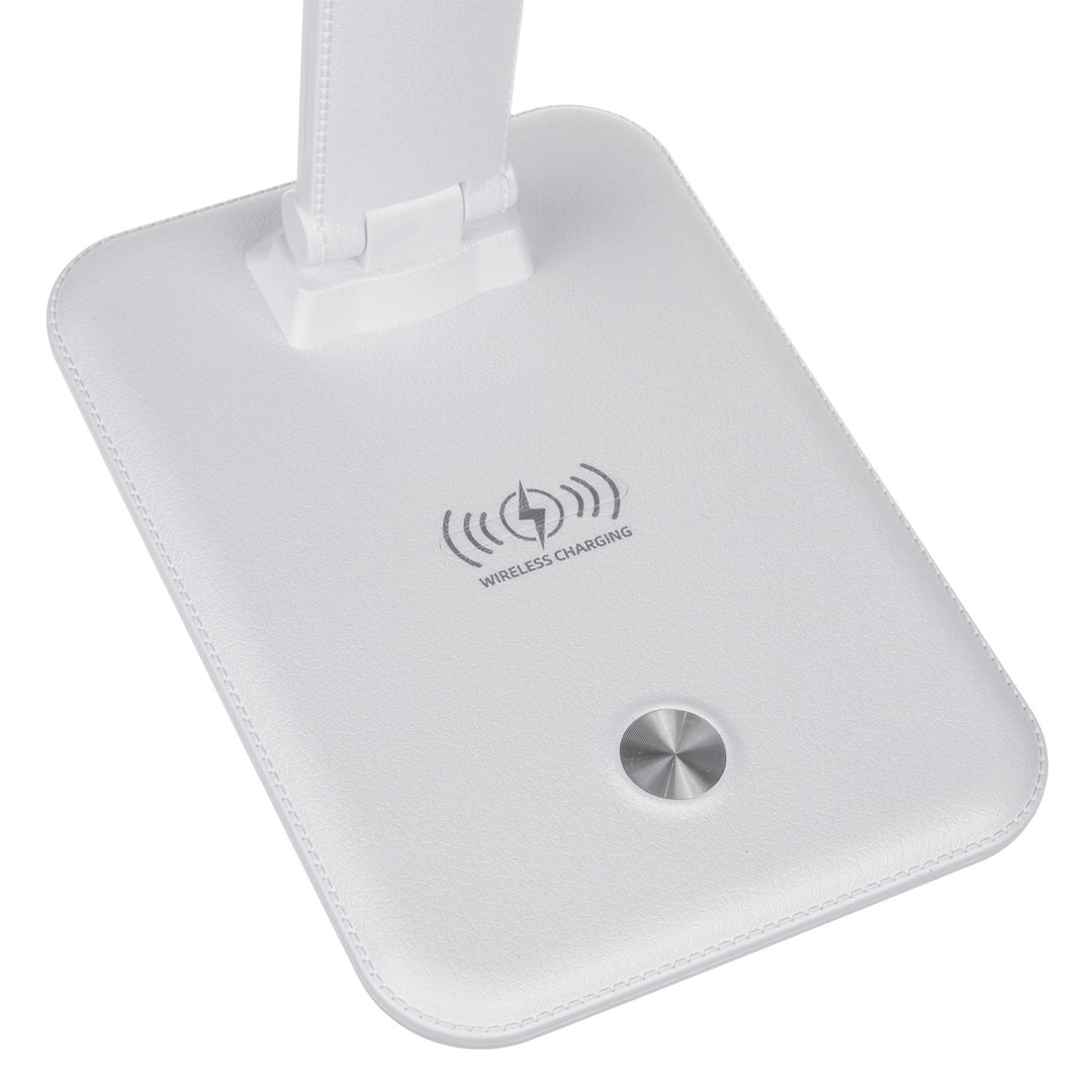 Maclean LED asztali lámpa, max. 9W, 220-240V AC, színváltós, dimmelhető, akkumulátoros töltő, 450lm, MCE616 W