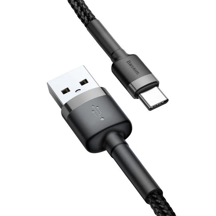 USB - USB-C kábel 3m Baseus Cafule CATKLF-UG1 Quick Charge 2A kábel gyors töltéshez