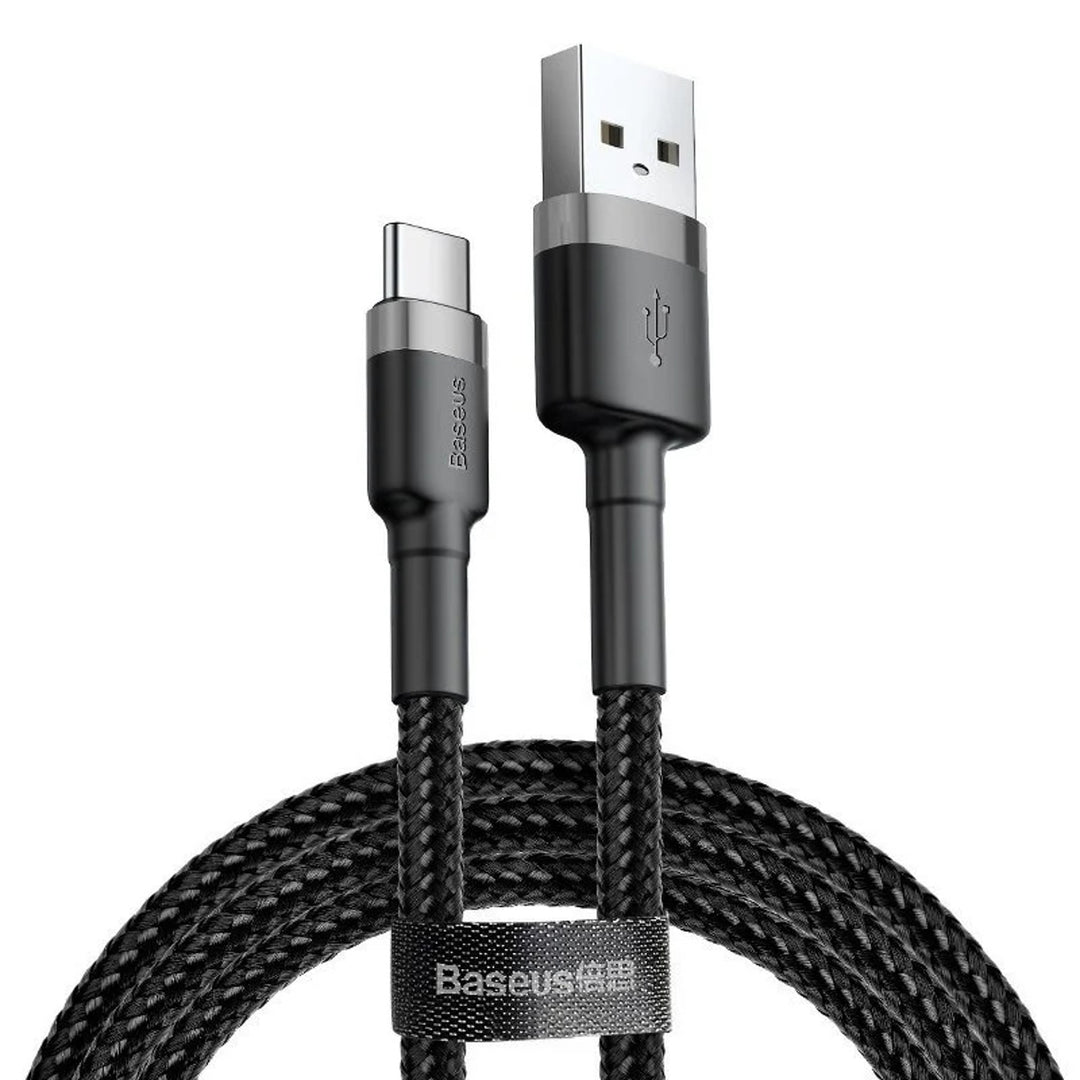 USB - USB-C kábel 3m Baseus Cafule CATKLF-UG1 Quick Charge 2A kábel gyors töltéshez