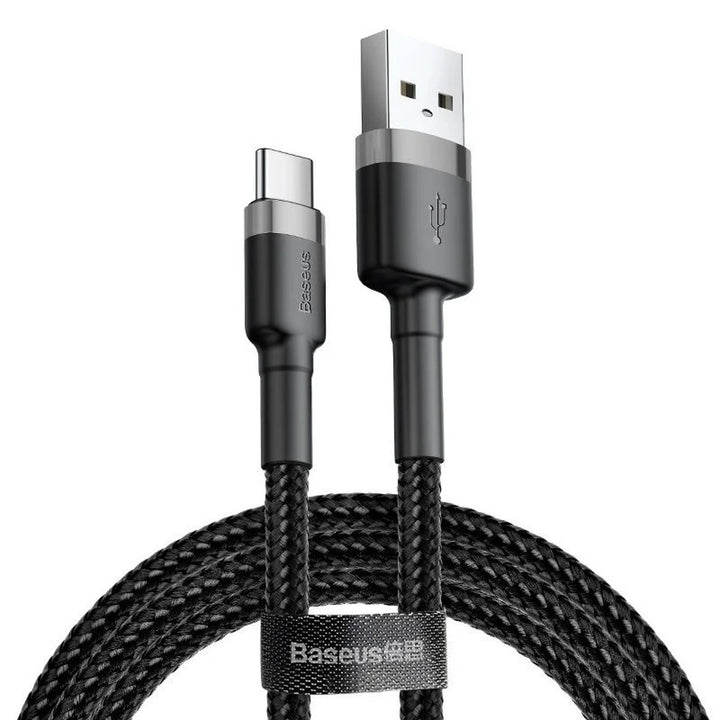 USB - USB-C kábel 3m Baseus Cafule CATKLF-UG1 Quick Charge 2A kábel gyors töltéshez