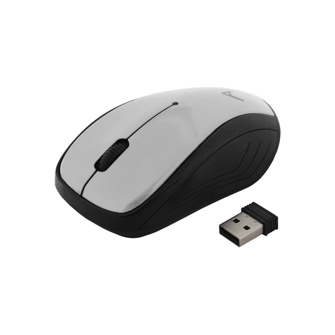 Vezeték nélküli optikai egér USB ezüst