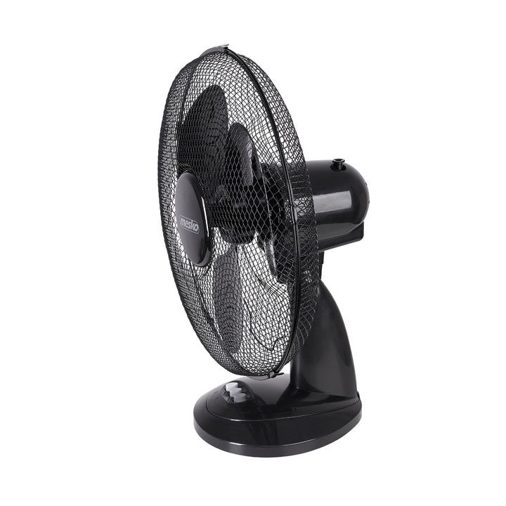 Íróasztalventilátor 23cm 45W Mesko MS 7308, oszcilláció, két fokozatú ventilátorral