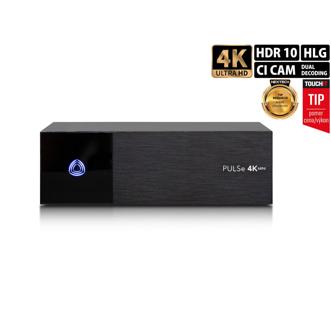 PULSe 4K mini vevőegység (Változat: 1x DVB-S2X tuner)