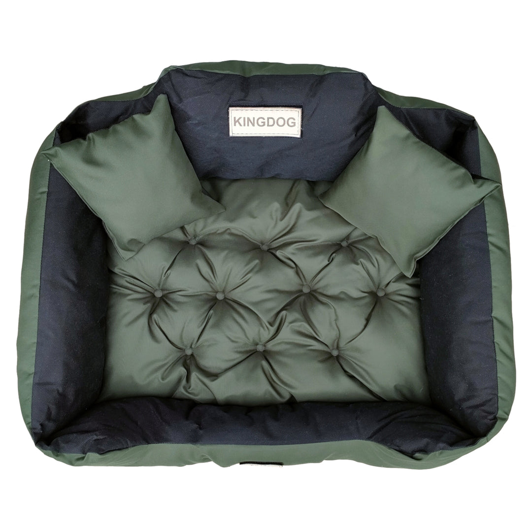 Nagy kutya, macska ágy 115 x 95 Zöld - Kingdog méret XL