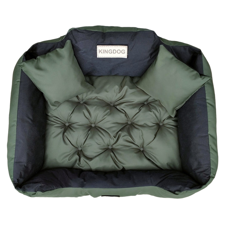 Nagy kutya, macska ágy 115 x 95 Zöld - Kingdog méret XL