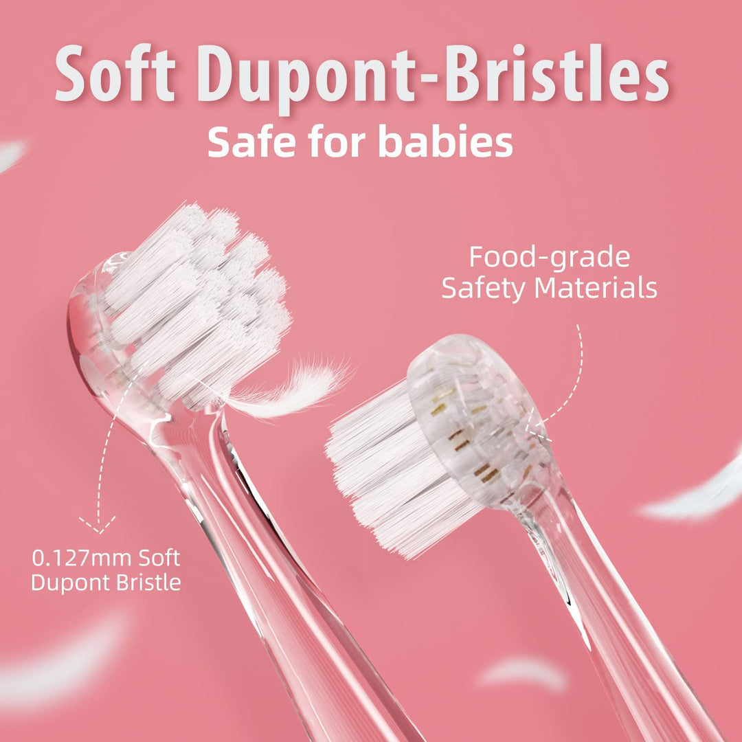 SEAGO gyermek szonikus fogkefe, rózsaszín, 1xAA 1,5V (nem tartozék), 4 fogkefehegy, SG-513 Pink