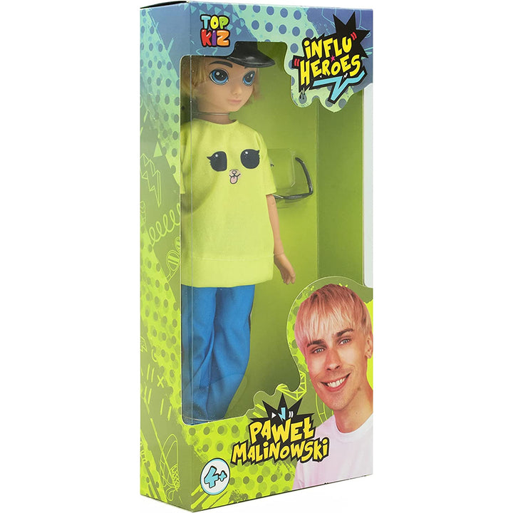 Influ Heroes Pawel Malinowski 30 cm-es baba kiegészítőkkel
