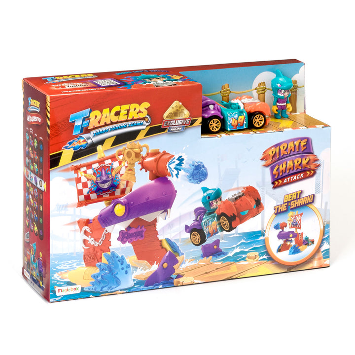 T-Racers kalóz cápa játékkészlet exkluzív jármű