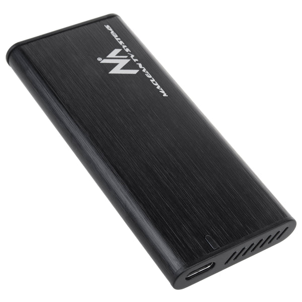 Maclean meghajtóház, SSD M.2, NVMe (PCIe), NGFF (SATA), USB 3.1, 2230/2240/2260/2280 méret, alumínium ház, MCE443