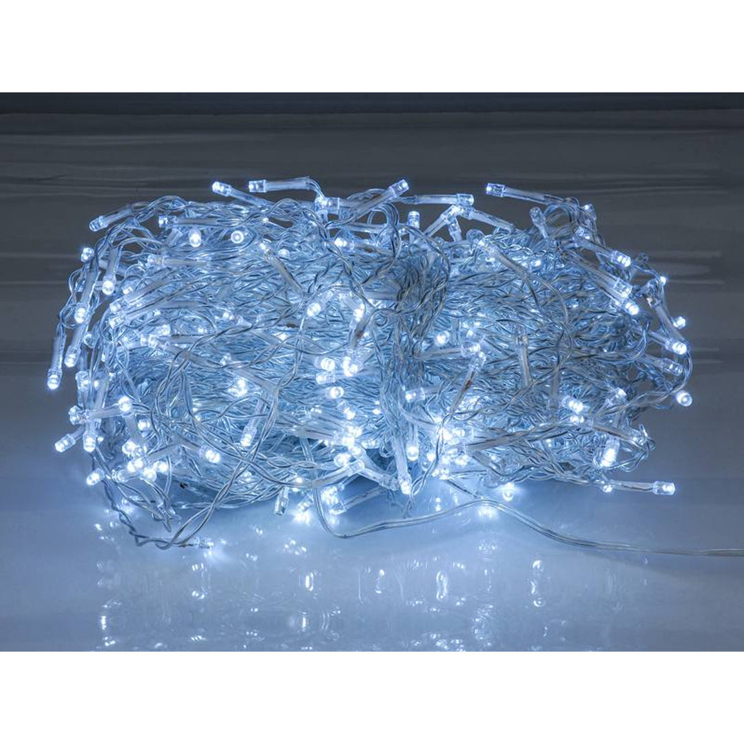 Fényfüzér ML50Z 100 jégcsapok 500 Led 15m hideg fehér IP44