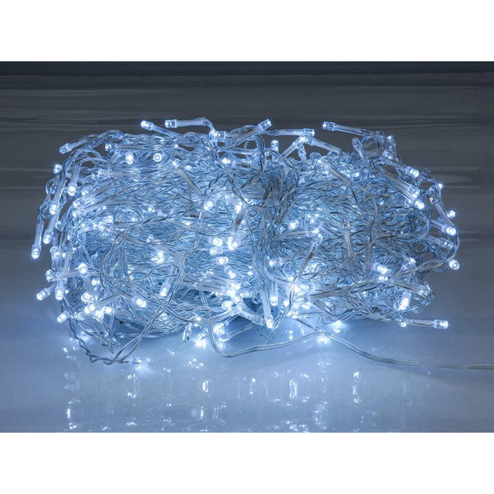 Fényfüzér ML50Z 100 jégcsapok 500 Led 15m hideg fehér IP44