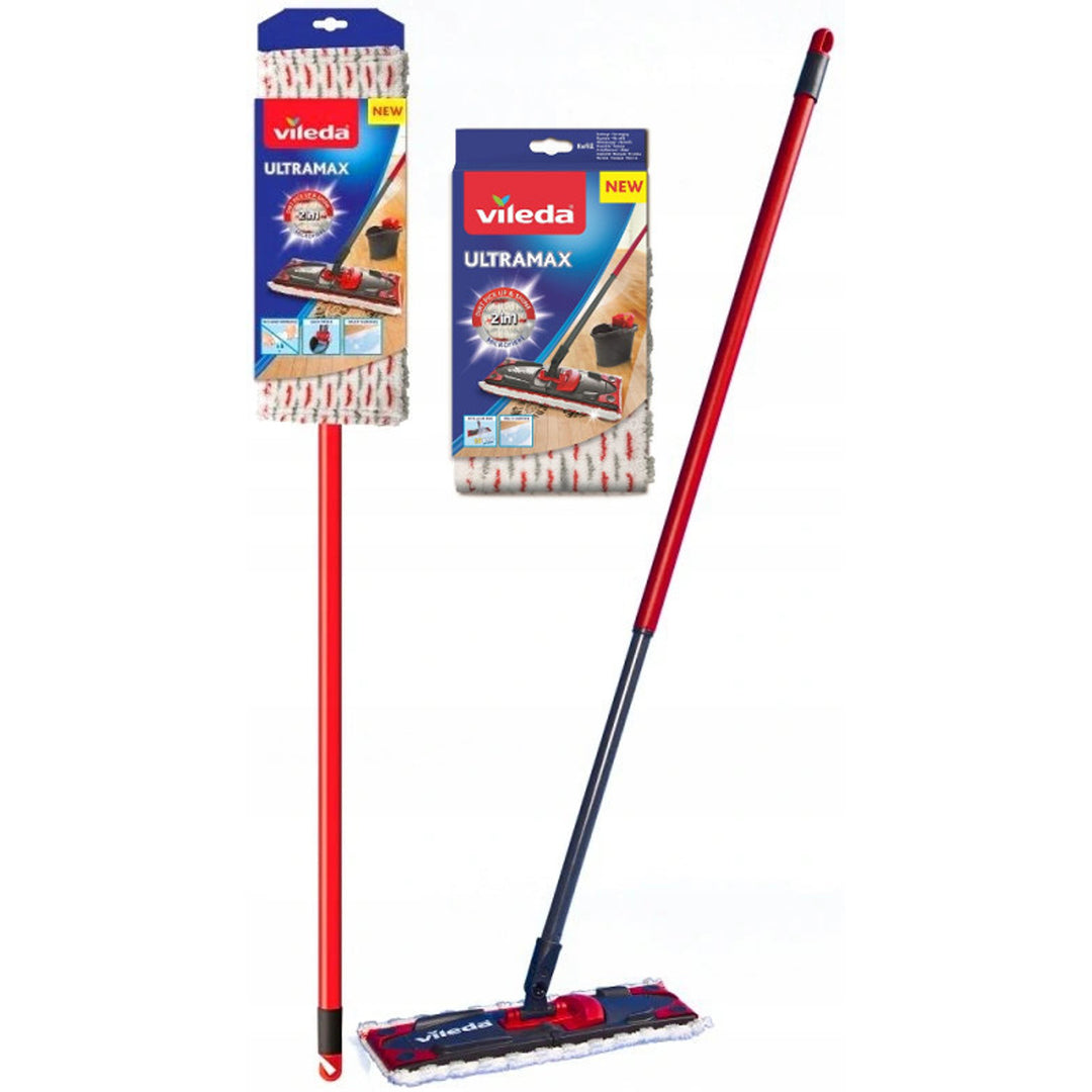 Vileda Ultramax mop nyéllel + extra mop utántöltővel
