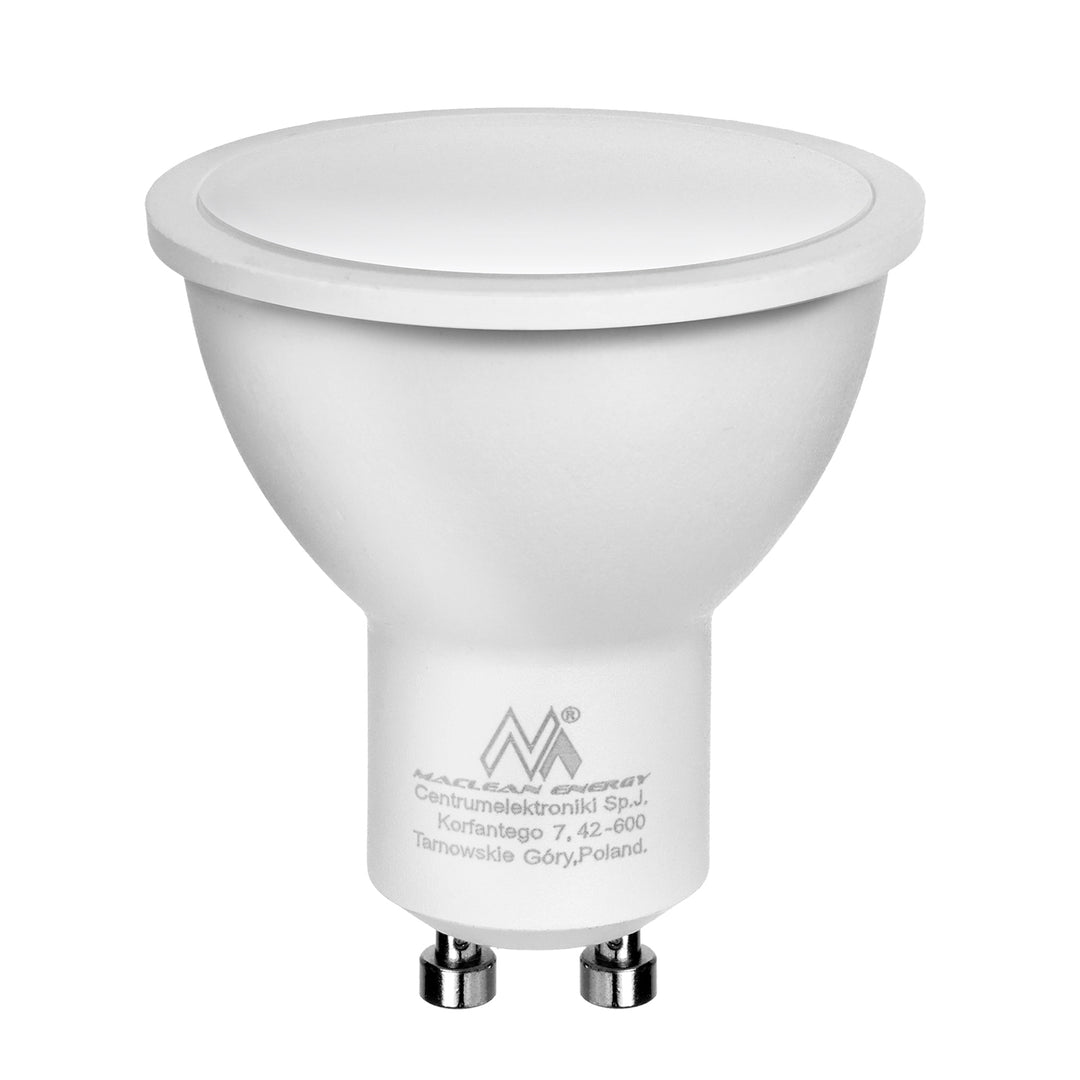 3x Maclean Round Plafond White MCE422 + 3x LED izzó GU10 5W 4000K