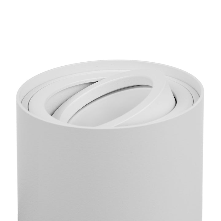 3x Maclean Round Plafond White MCE422 + 3x LED izzó GU10 5W 4000K