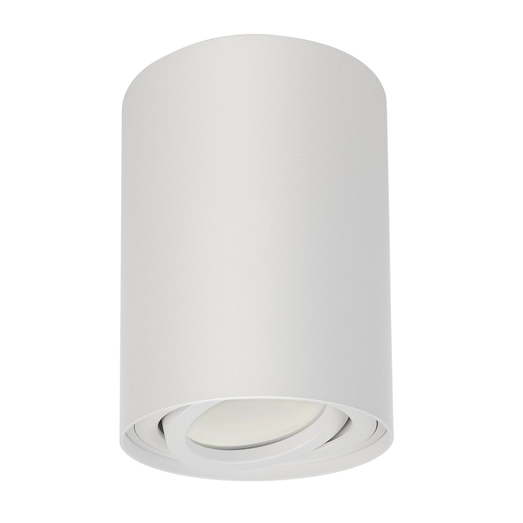 3x Maclean Round Plafond White MCE422 + 3x LED izzó GU10 5W 4000K